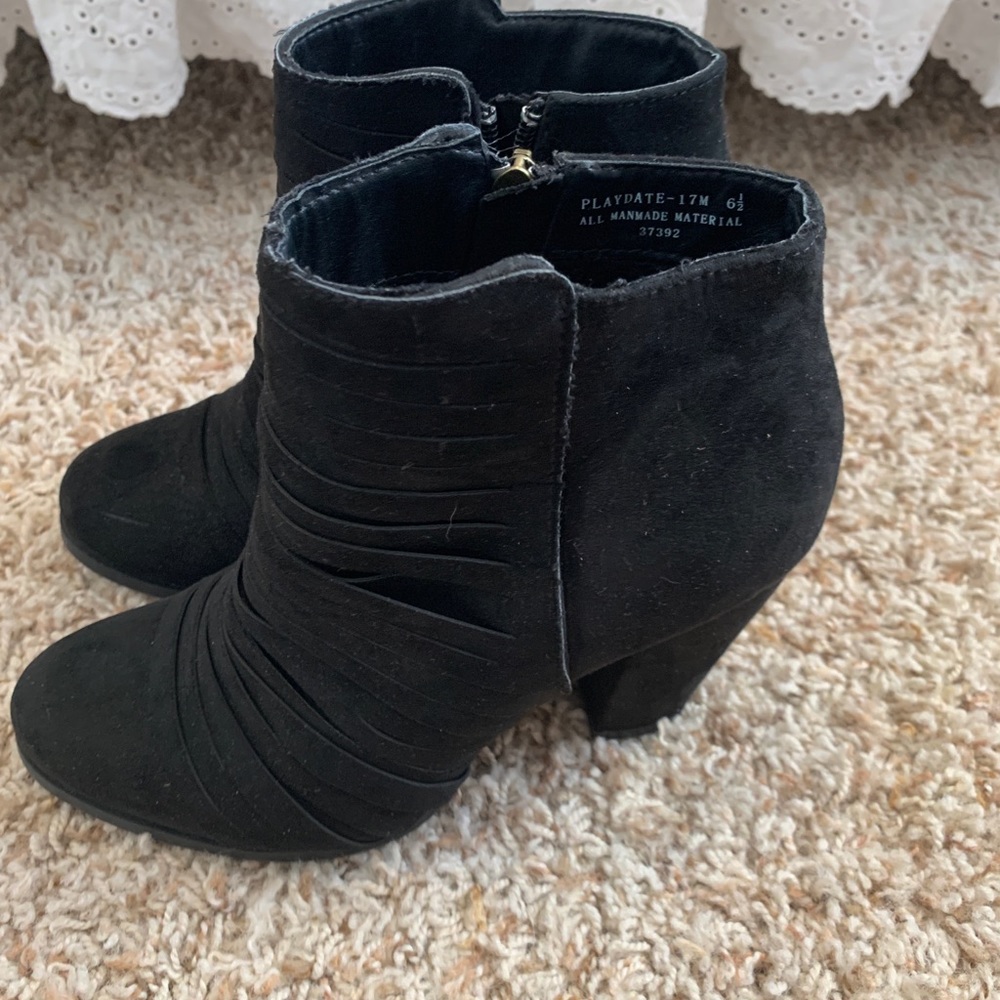 Black booties